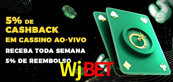 Promoções do cassino ao Vivo Wjbet